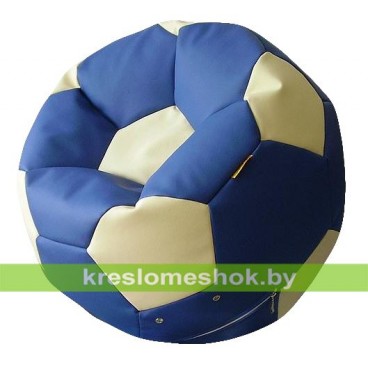 Кресло-мешок Мяч (синий с белыми вставками) М1.3-0310