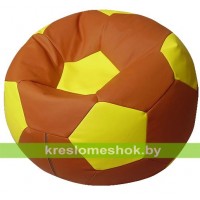 Кресло-мешок Мяч Стандарт коричнево-желтое