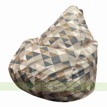 Кресло-мешок Груша Г2.5-192 Zigzag blooks 105