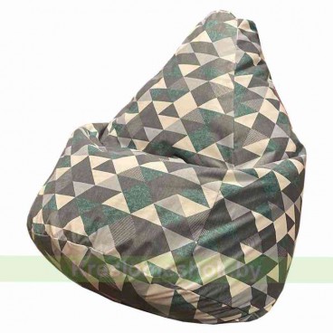 Кресло-мешок Груша Г2.5-191 Zigzag blooks 104
