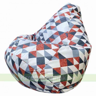 Кресло мешок Груша Г2.5-176 ZigZag Blooks 103