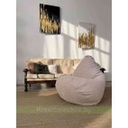 Кресло мешок Груша Макси Г2.5-239 Crown 02 Beige