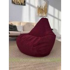 Кресло мешок Груша Макси Г2.5-244 Crown 07 Cranberry