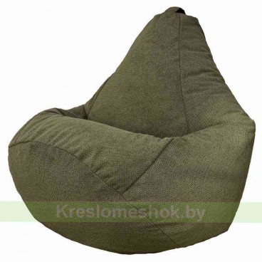 Кресло мешок Груша  Г2.5-248 Crown 11 Olive