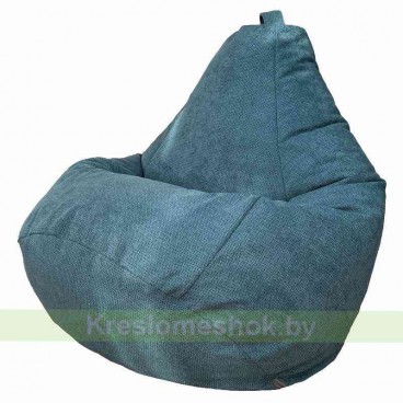 Кресло мешок Груша  Г2.5-251 Crown 14 Blue