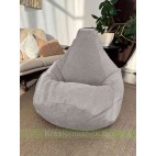 Кресло мешок Груша Макси Г2.5-254 Crown 17 Grey