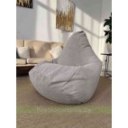 Кресло мешок Груша Макси Г2.5-254 Crown 17 Grey