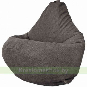 Кресло мешок Груша  Г2.5-255 Crown 18 Dk.Grey