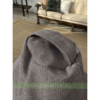 Кресло мешок Груша Макси Г2.5-255 Crown 18 Dk.Grey