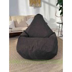 Кресло мешок Груша Макси Г2.5-256 Crown 19 Charcoal