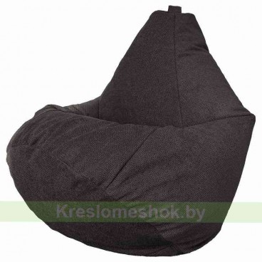 Кресло мешок Груша  Г2.5-256 Crown 19 Charcoal