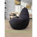 Кресло мешок Груша Макси Г2.5-257 Crown 20 Black