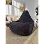 Кресло мешок Груша Макси Г2.5-257 Crown 20 Black