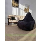 Кресло мешок Груша Макси Г2.5-257 Crown 20 Black