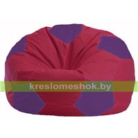 Кресло мешок Мяч бордовый - фиолетовый М 1.1-453