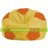 Кресло мешок Мяч жёлтый - оранжевый М 1.1-258