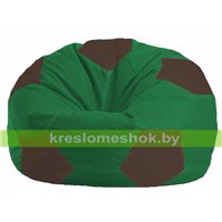 Кресло мешок Мяч зелёный - коричневый М 1.1-242