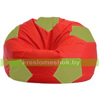 Кресло мешок Мяч красно - оливковый