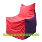 Кресло мешок Фокс Ф 21-233 (красно-фиолетовый)