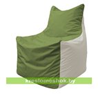 Кресло мешок Фокс Ф 21-231 (оливково-белый)