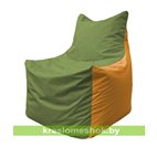 Кресло мешок Фокс Ф 21-227 (оливково-оранжевый)