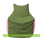 Кресло мешок Фокс Ф 21-226 (оливково-розовый)