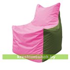 Кресло мешок Фокс Ф 21-198 (розово-оливковый)