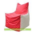 Кресло мешок Фокс Ф 21-181 (красно-белый)