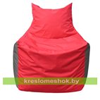 Кресло мешок Фокс Ф 21-170 (красно-серый)