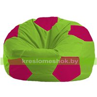 Кресло мешок Мяч салатовый - фуксия 1.1-154