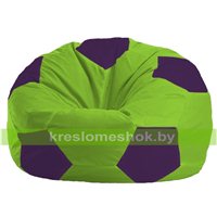 Кресло мешок Мяч салатово - фиолетовое 1.1-155