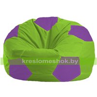 Кресло мешок Мяч салатово - сиреневое 1.1-158