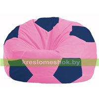 Кресло мешок Мяч розовый - синий М 1.1-195