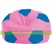 Кресло мешок Мяч розовый - голубой М 1.1-202