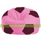 Кресло мешок Мяч розовый - бирюзовый М 1.1-204