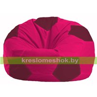 Кресло мешок Мяч малиновый - бордовый М 1.1-384