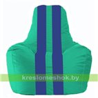 Кресло-мешок Спортинг бирюзовый - синий С1.1-291