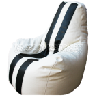 Кресло мешок Спортинг экокожа с полосками (75 х 100 см)
