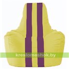Кресло-мешок Спортинг жёлтый - бордовый С1.1-265