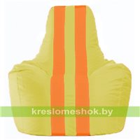 Кресло-мешок Спортинг жёлтый - оранжевый С1.1-258