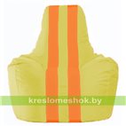 Кресло-мешок Спортинг жёлтый - оранжевый С1.1-258