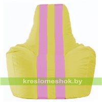 Кресло-мешок Спортинг жёлтый - розовый С1.1-257