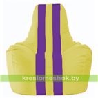 Кресло-мешок Спортинг жёлтый - фиолетовый С1.1-247