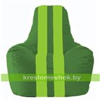 Кресло-мешок Спортинг зелёный - салатовый С1.1-241