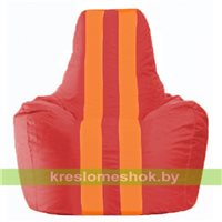 Кресло-мешок Спортинг красный - оранжевый С1.1-176