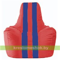 Кресло-мешок Спортинг красный - синий С1.1-172