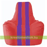 Кресло-мешок Спортинг красный - фиолетовый С1.1-458