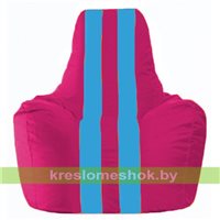 Кресло-мешок Спортинг лиловый - голубой С1.1-385