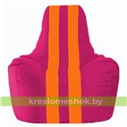 Кресло-мешок Спортинг лиловый - оранжевый С1.1-388