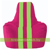 Кресло-мешок Спортинг лиловый - салатовый С1.1-390